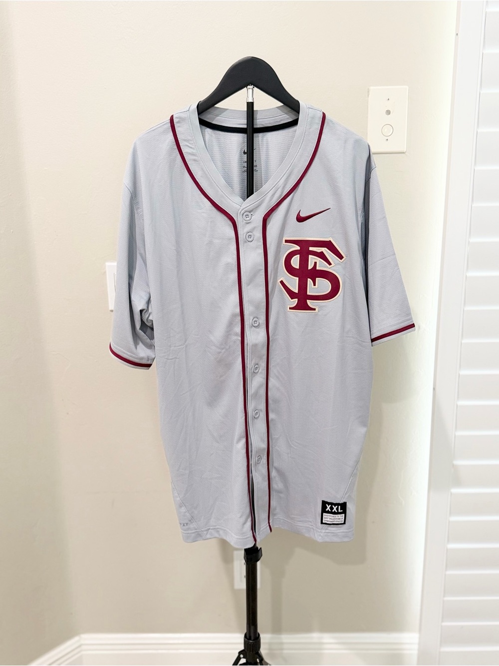 Nike Florida State FSU Seminoles Baseball Jersey XXL Dri-FIT Gameday Collegiate